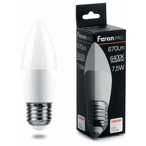    Feron.PRO LB-1307  E27 7.5W 6400K,  162  Feron