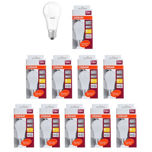 �������� ������������ OSRAM ����� A E27 13�� 220� 1521�� 2700� ������ �����, �������� 10�� 2630�