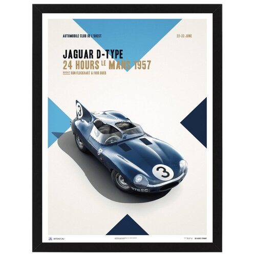    Jaguar D Type - Blue - 24h Le Mans - 1957, 32  42  4150