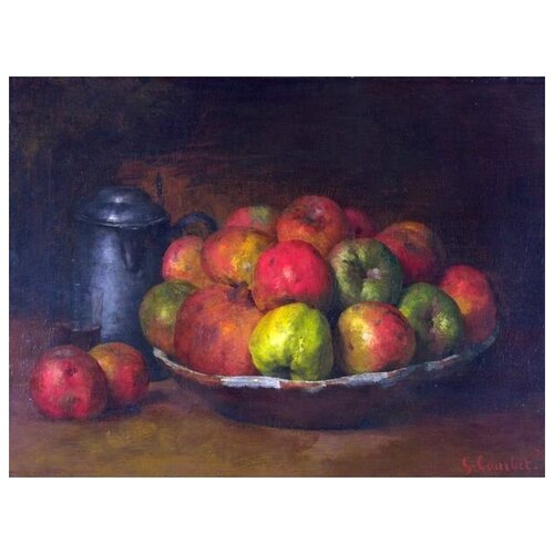          (Still Life with Apples and a Pomegranate)   40. x 30.,  1220   