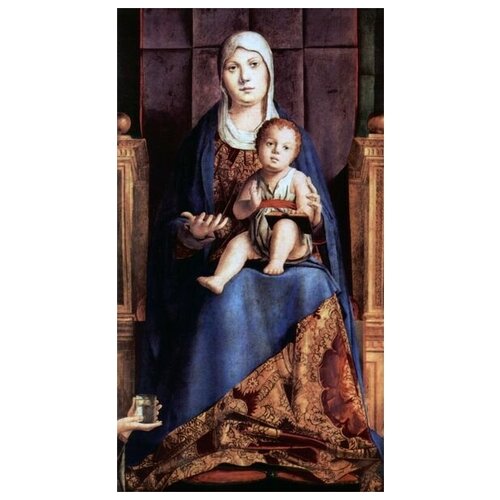    .  ( Thronende Madonna (Fragment der Pala di San Cassiano, Venedig))    30. x 54. 1540