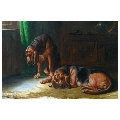      (Two dogs) 3 59. x 40. 1940