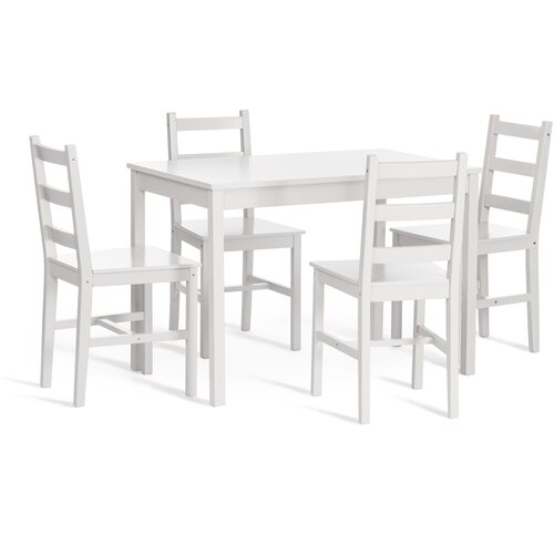    TetChair Hudson 2 Dining Set butter white,  + 4  17978