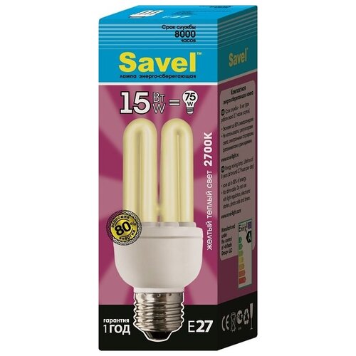  Savel 4U/8-T3-15/2700/E27,  , 15, E27,  (), 1 . 170