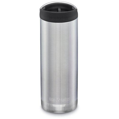  Klean Kanteen TKWide Cafe Cap 16oz (473 ) Brushed Stainless 3670