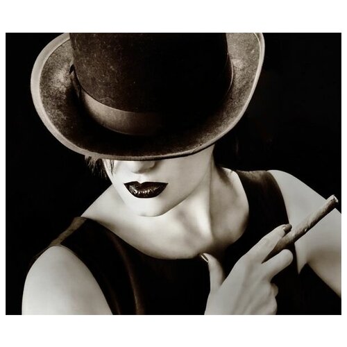 ������ �� ������ ������� � ������� (A woman with a cigar) 60��. x 50��. 2260�