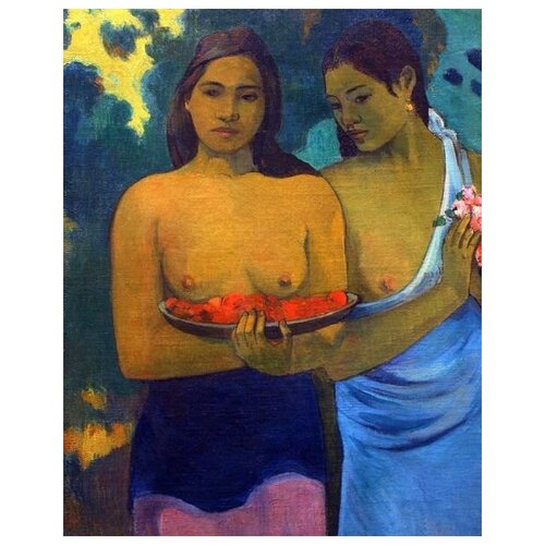        (Les Seins aux Fleurs Rouges)   40. x 50. 1710