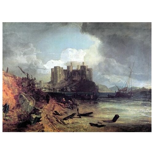 ����������� �� ������ ����� (Conway Castle) Ҹ���� ������ 54��. x 40��. 1810�