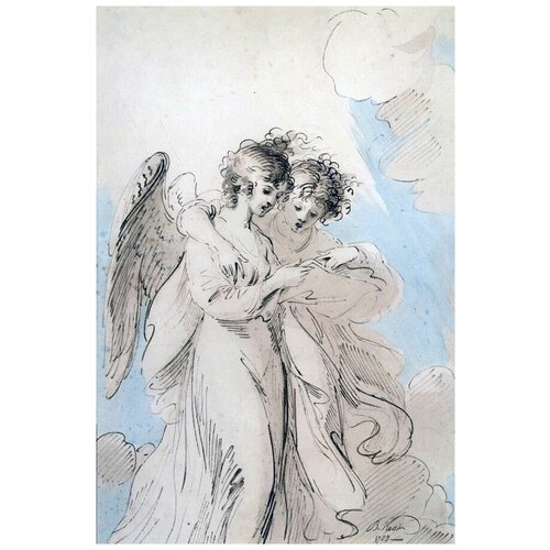      (Two Angels Singing)   50. x 75. 2690