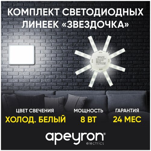     12-15-1  8 . IP20, 600 ,   6400,  290  Apeyron Electrics