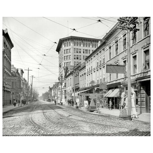        (Street with tramway) 8 50. x 40. 1710