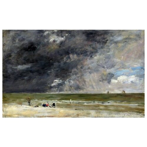        2 (The beach at Trouville)   65. x 40.,  2070   