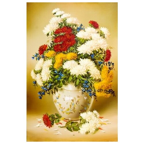       (Flowers in a vase) 74   50. x 76. 2700