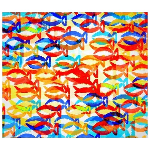     (Fishes) 6 58. x 50. 2200