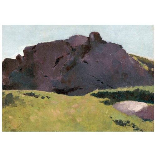      (The Rocky Slope)   43. x 30. 1290