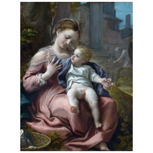       (The Madonna of the Basket)   50. x 66. 2420