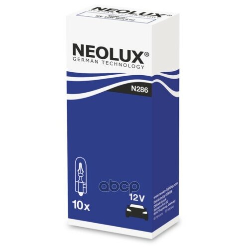   (10  ) 12V 1,2W STANDART W2x4.6d NEOLUX N286 |   1  |   10,  240  Neolux