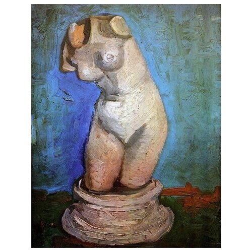       (Plaster Statuette of a Female Torso)    30. x 39. 1210