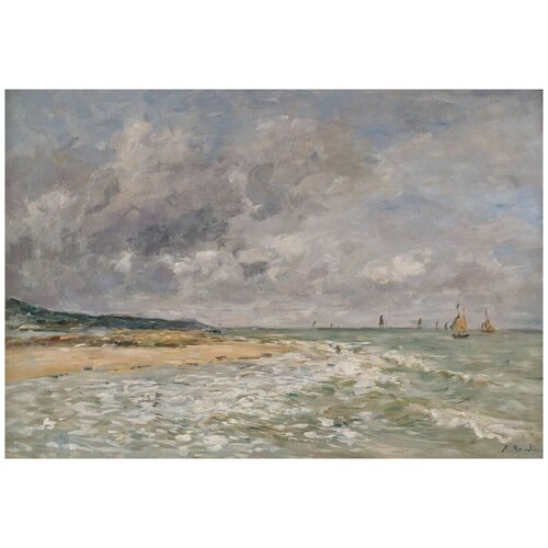     (1885) (Beach Scene, Villerville)   73. x 50. 2640