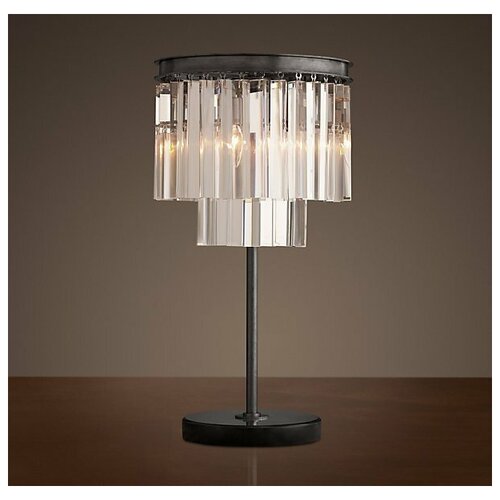   RH 1920s Odeon Clear Glass Table Lamp 25100