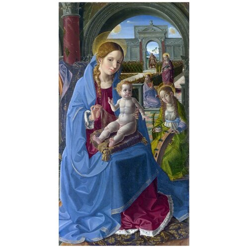         (The Virgin and Child with Saints) 4     40. x 75. 2320