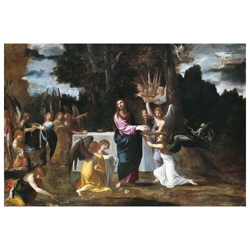       (Christ in the Wilderness Served)   45. x 30. 1340