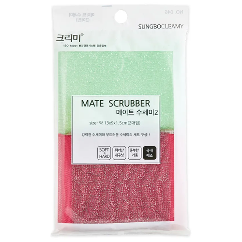 -    SungBo Cleamy Mate Scrubber 2PC, 1  210