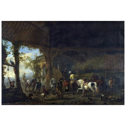      (The Interior of a Stable)   73. x 50. 2640