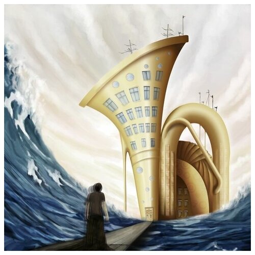        (House on the sea) 40. x 40.,  1460   