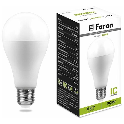    Feron LB-130  E27 30W 4000K,  289  Feron