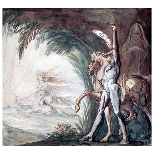       (Hagen and the Undine)    32. x 30. 1060