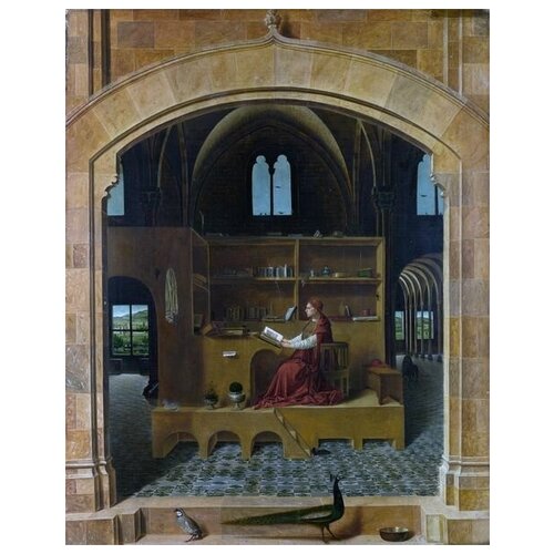      (Saint Jerome in his Study)    30. x 38. 1200