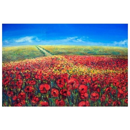     (Poppies) 12 45. x 30. 1340