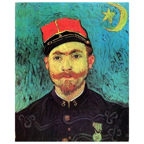     ,    (Portrait of Milliet, Second Lieutenant of the Zouaves)    30. x 37. 1190