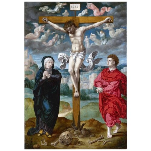     (The Crucifixion - Central Panel)     30. x 43. 1290