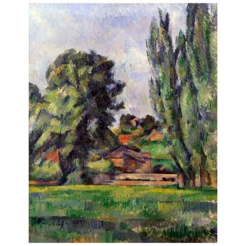       (Landscape with Poplars)   50. x 64. 2370