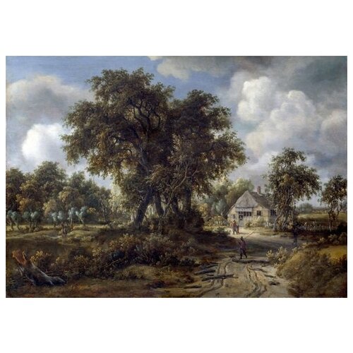      (A Woody Landscape)   71. x 50. 2580