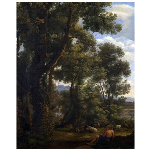         (Landscape with a Goatherd and Goats)   40. x 50. 1710