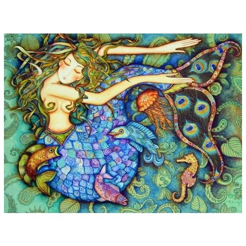     (Mermaid)   40. x 30. 1220