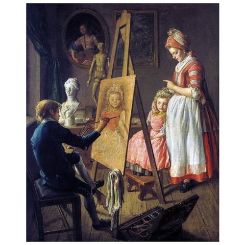      (The young artist)   50. x 62. 2320