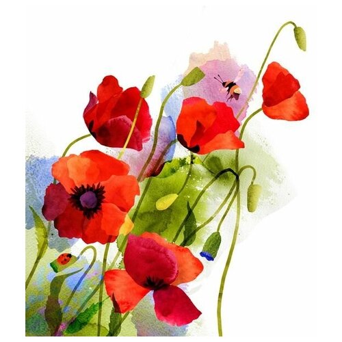     (Poppies) 41 30. x 30. 1000