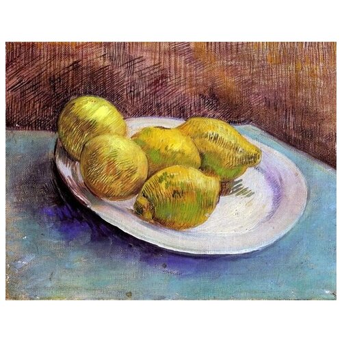       (Still Life with Lemons on a Plate)    51. x 40. 1750