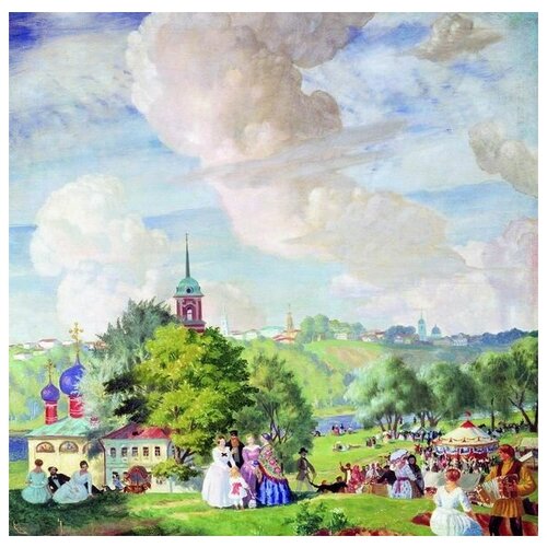 ����������� �� ������ ������ ������ (Summer Landscape) �2 ��������� ����� 61��. x 60��. 2610�