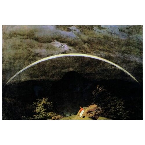         (   ) (Mountain Landscape with Rainbow (the lunar landscape with rainbow)    45. x 30.,  1340   