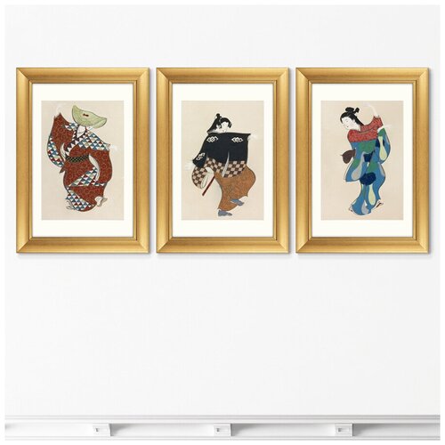   3-     Dancers from MomoyogusaFlowers, 1909.  : 50,570,5 37497