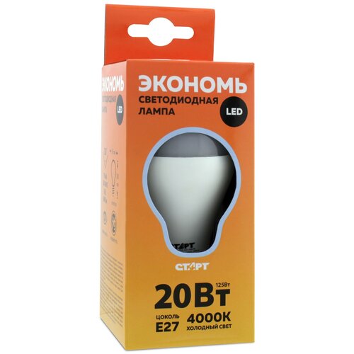   LED  ECO , E27, 20 , 4000 K,   219