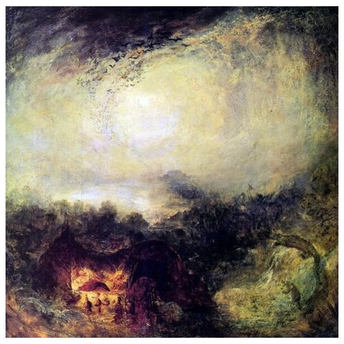       (The Evening of the Deluge) Ҹ  30. x 30.,  1000   