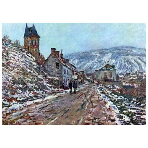     Street near Vetheuil in Winter   42. x 30.,  1270   