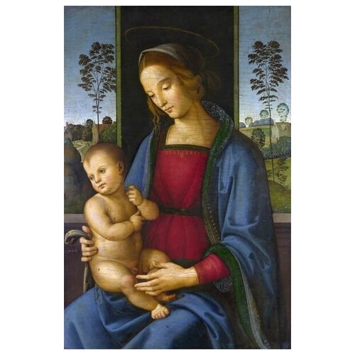       (The Virgin and Child)   30. x 45. 1340