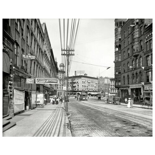        (A view of the cobbled street) 64. x 50. 2370